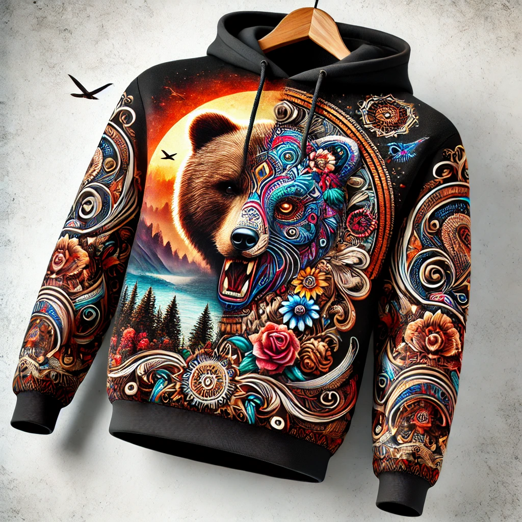 Individuelle Hoodies mit DTF-Aufdrucken