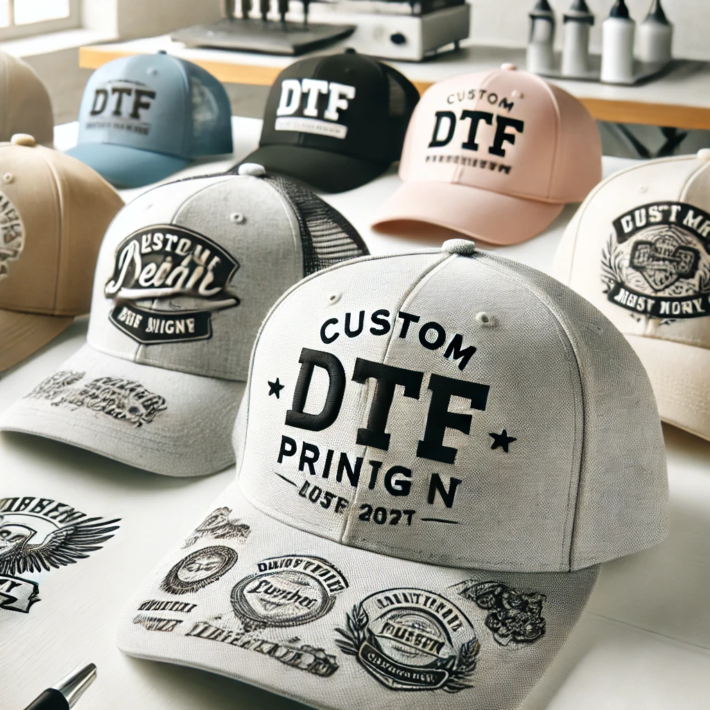 Kappen mit individuellen DTF-Designs