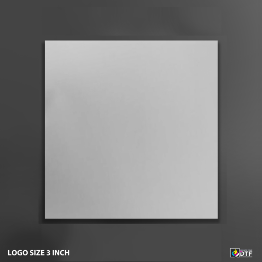 Customizable 3 Inch Logo Blank DTF Sheet – Personalized Neck Label Transfers for Apparel