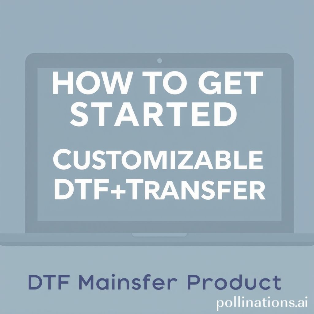 "Özelleştirilebilir DTF Transfer Ürünleri"