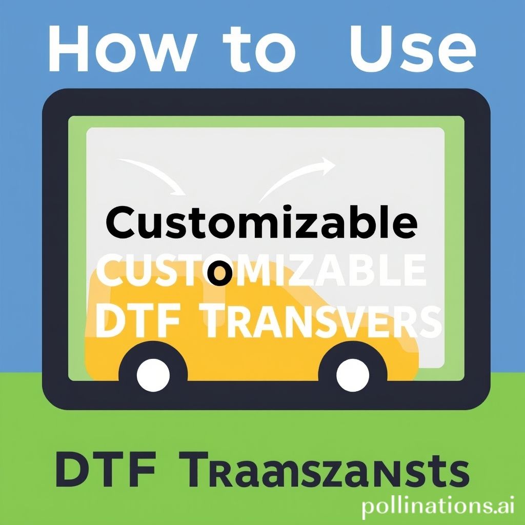 „Anpassbare DTF-Übertragungen“