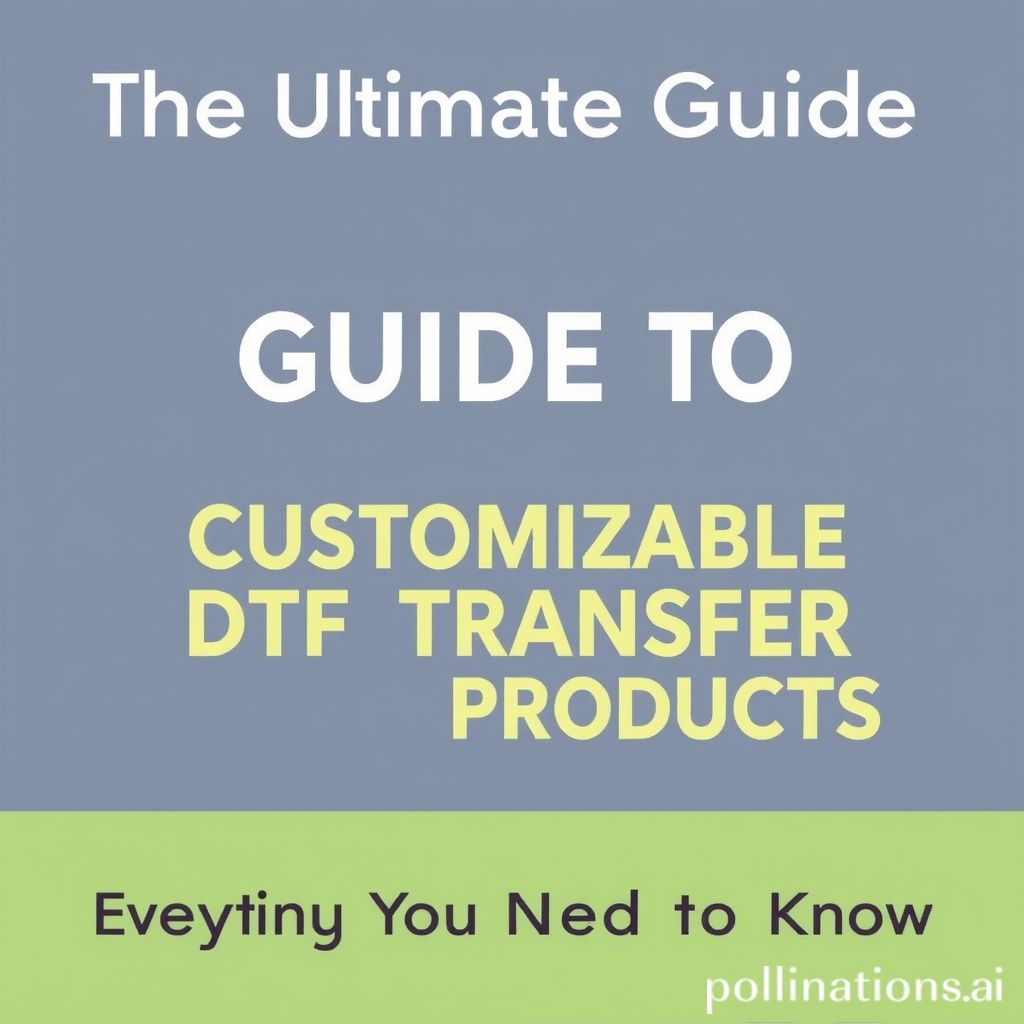 „Anpassbare DTF-Transferprodukte“