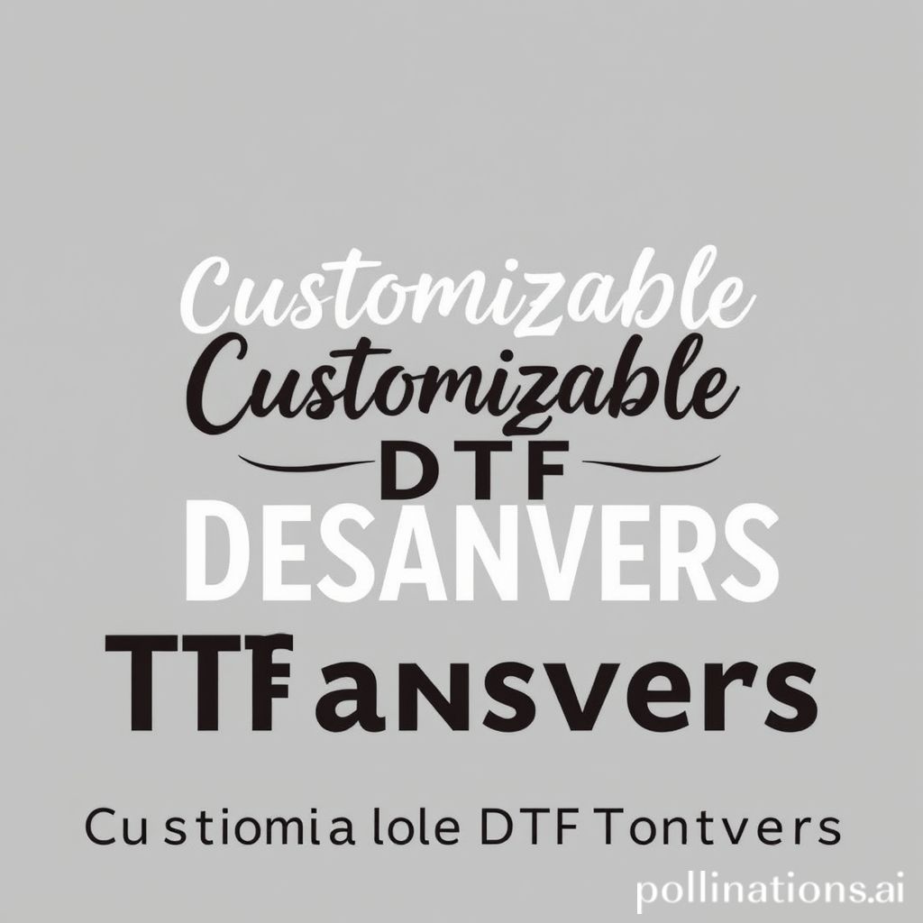 „Anpassbare DTF-Übertragungen“