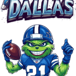 Dallas Grinch Character Animated Cartoon PNG Download