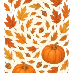 Autumn Leaves And Pumpkins #4465 | Free PNG Download