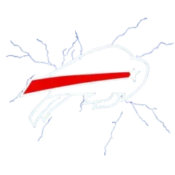Buffalo Bills Logo With Storm Background And #2549 | Free PNG Download
