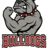 Bulldog Flexing Mascot #3767 | Free PNG Download