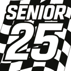 Checkered Racing Senior 25 #7210 | Free PNG Download