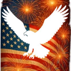 Eagle And Fireworks #4373 | Free PNG Download