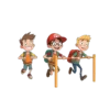 Funny Field Day Characters In Obstacle Course Challenge No #2505 | Free PNG Download