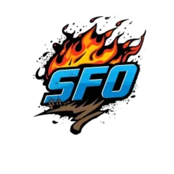 Generate A Race Logo With Colored Flames And Dirt Text Sfo #3895 | Free PNG Download