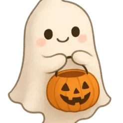 Ghost With Candy Bucket #3291 | Free PNG Download