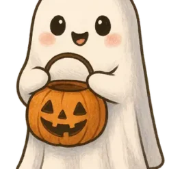 Ghost With Candy Bucket #6302 | Free PNG Download