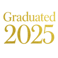 Golden Graduation Elegance #6606 | Free PNG Download