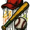 Graffiti Baseball Gear #9010 | Free PNG Download