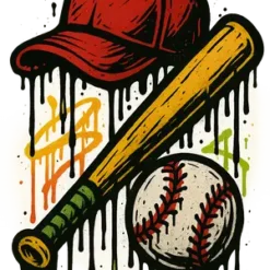 Graffiti Baseball Gear #9010 | Free PNG Download