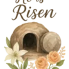 He Is Risen #8954 | Free PNG Download