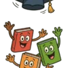 Joyful Graduation Books #6878 | Free PNG Download