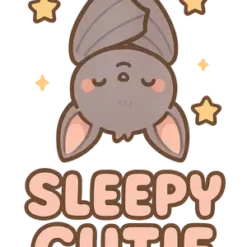 Kawaii Sleepy Bat #2512 | Free PNG Download