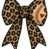 Leopard Heart Bow #6394 | Free PNG Download