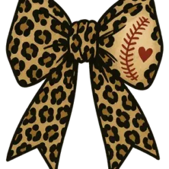 Leopard Heart Bow #6394 | Free PNG Download