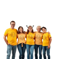 Matching T Shirts Mockup For Family Reunion Group With #1357 | Free PNG Download