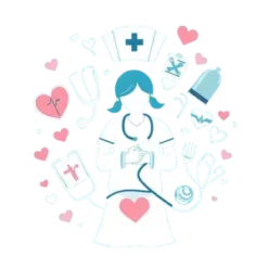 Nursing Themed Png Design Medical Elements Heartwarming Feel #2916 | Free PNG Download