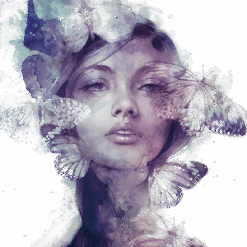 Art Woman Watercolor Painting Visual Arts PNG Download