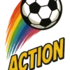 Rainbow Soccer Action #2771 | Free PNG Download