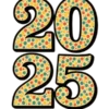 Retro 2025 Confetti Celebration #9264 | Free PNG Download