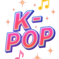 Retro Neon Kpop #9782 | Free PNG Download
