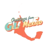 Retro Postcard Style Design Saying Greetings From Gulf Of #9827 | Free PNG Download