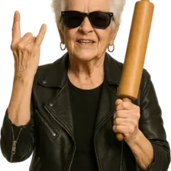 Rockstar Grandma #4314 | Free PNG Download