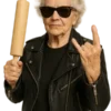 Rockstar Grandma Vibes #6479 | Free PNG Download