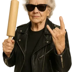 Rockstar Grandma Vibes #6479 | Free PNG Download