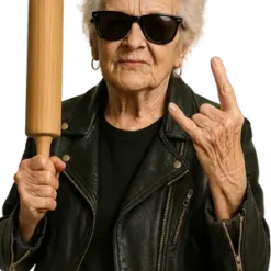 Rockstar Grandma Vibes #7868 | Free PNG Download