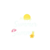 Summer Themed Graphic Design Minimal Yet Bright #4100 | Free PNG Download