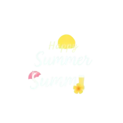 Summer Themed Graphic Design Minimal Yet Bright #4100 | Free PNG Download