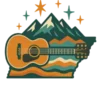 Tennessee Guitar And Stars #8751 | Free PNG Download