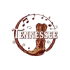 Tennessee Text With Country Boots Music Notes And Rustic #7755 | Free PNG Download