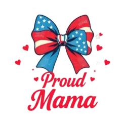 Th Of July Retro Coquette Design American Flag Bow And #8932 | Free PNG Download