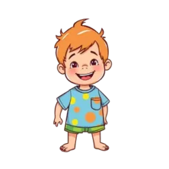 Toddler Boy Summer Shirt Design Happy And Colorful #2599 | Free PNG Download