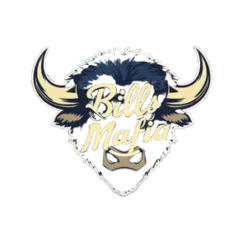 Vintage Buffalo Head With Bills Mafia Script In Retro Style #8232 | Free PNG Download