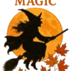 Witch Under October Moon #3160 | Free PNG Download