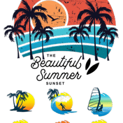 Palm Trees Graphic Design Graphics PNG Download