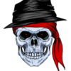 Bone Red Headgear PNG Download