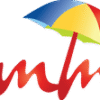 Red Orange Umbrella PNG Download