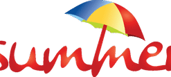 Red Orange Umbrella PNG Download