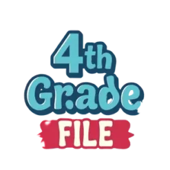 4th Grade File With Retro 70s Typography Boho Floral #2803 | Free PNG Download