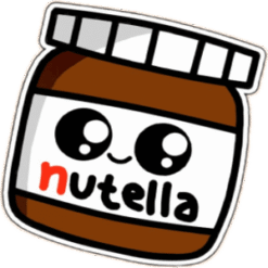 nutella Graphics Sticker PNG Download